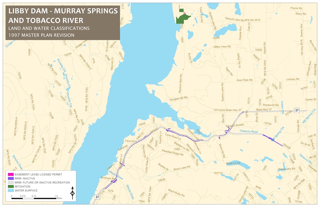 Libby Dam - Murray Springs and Tobacco River