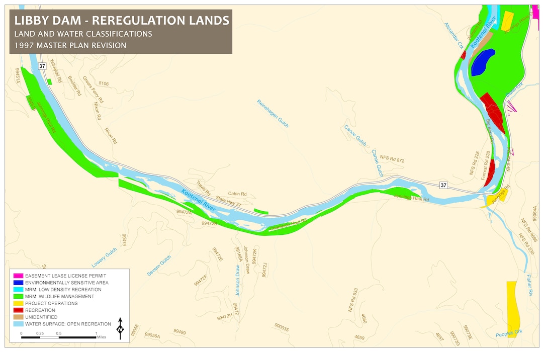 Libby Dam - Reregulation Lands