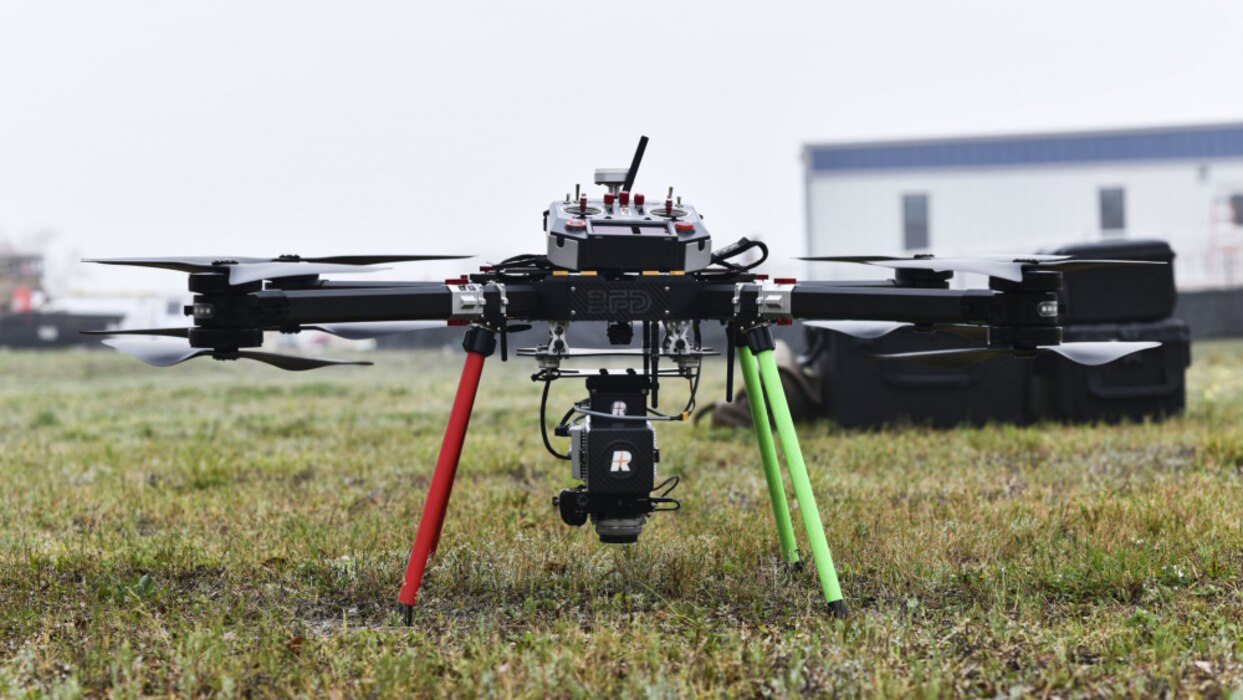 Tyndall Air Force Base is using drones to construct a virtual and augmented reality replica of the installation. (U.S. Air Force photo by Senior Airmen Cheyenne Lewis)