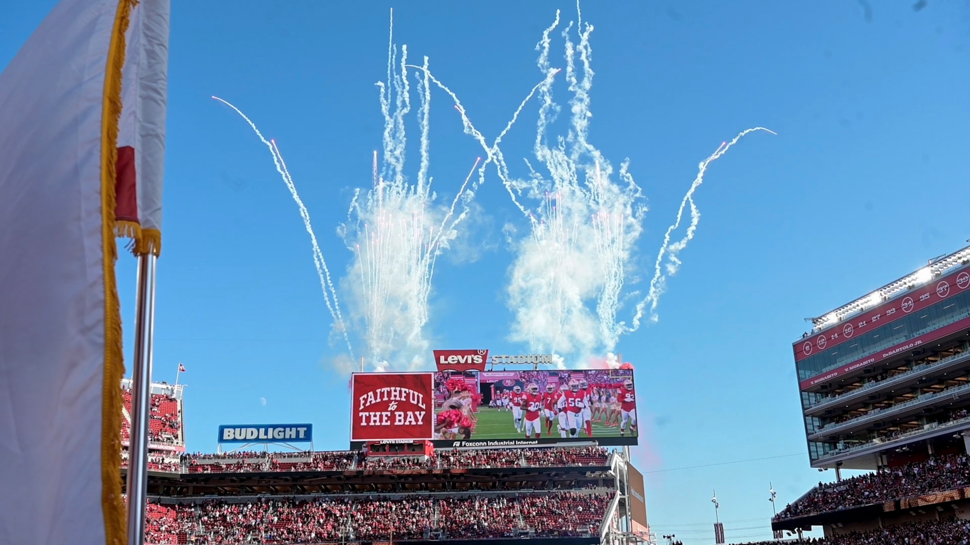 The 412th Test Wing launched 419 Flight Test Squadron's B-1B Lancer from Edwards Air Force Base, California, to conduct a flyover during NFL Monday Night Football's San Francisco 49ers vs Los Angeles Rams game at Levi's Stadium, October  3.