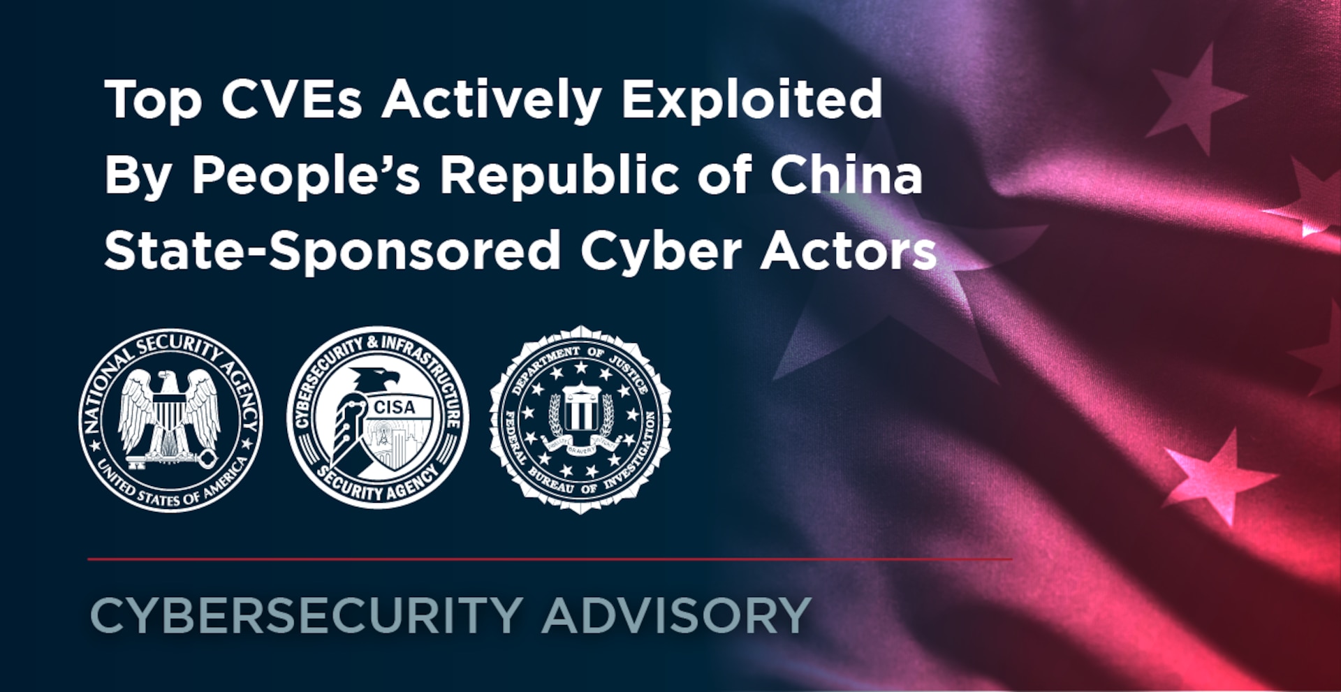 Nsa Cisa Fbi Reveal Top Cves Exploited By Chinese State Sponsored Actors National Security 