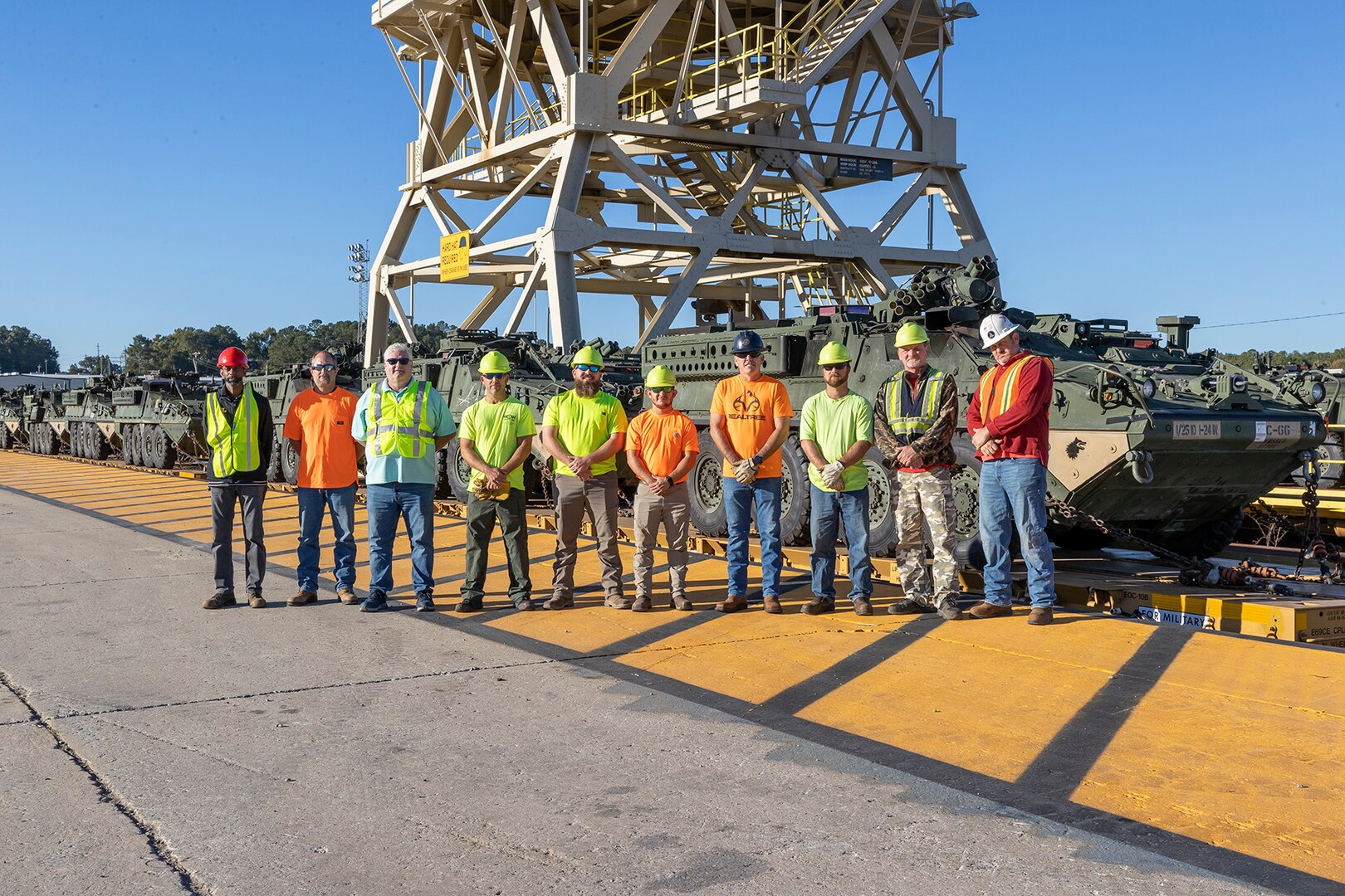 DLA Distribution Anniston receives Army battle vehicles