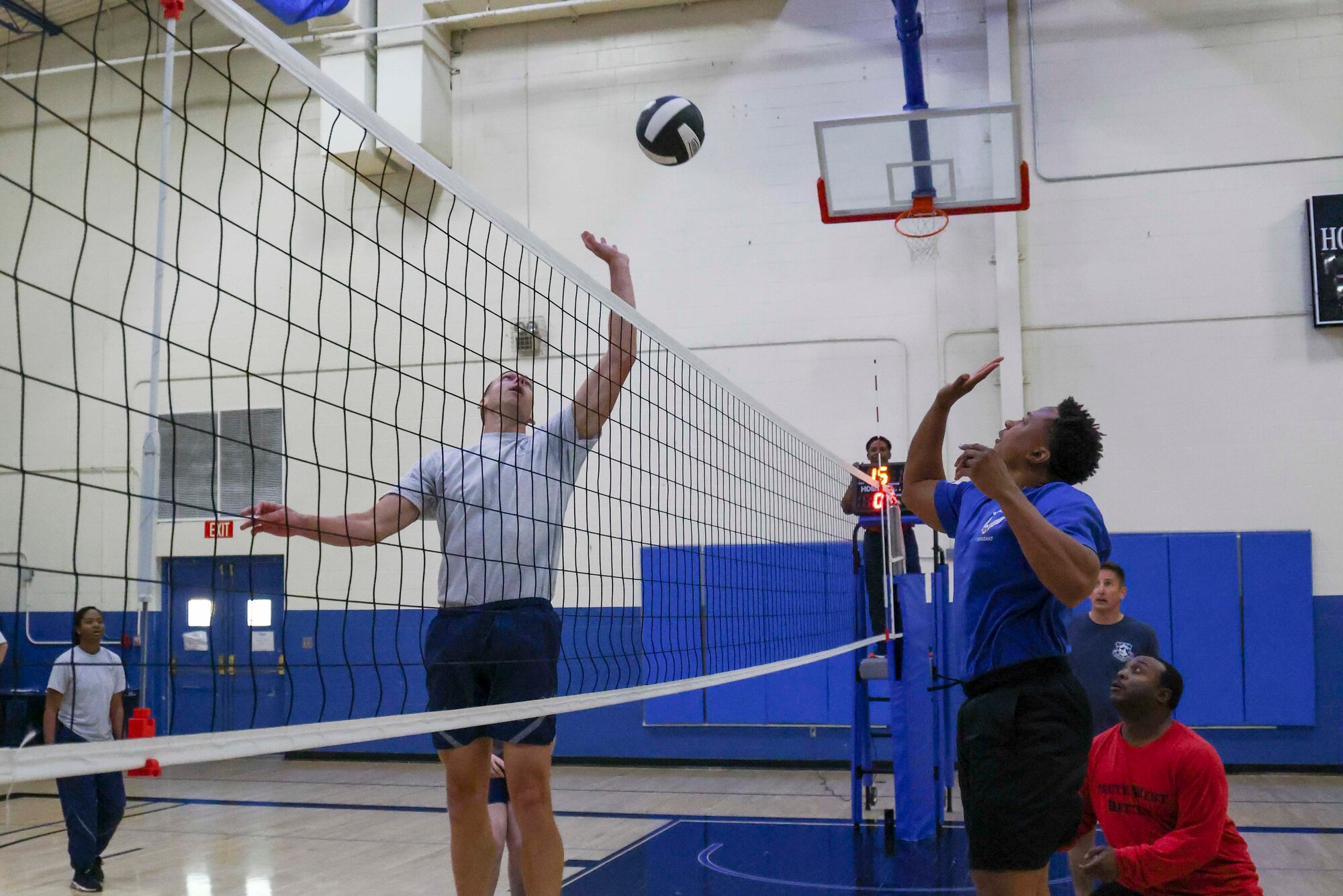 Airman Leadership School Class 22-G Volleyball Match