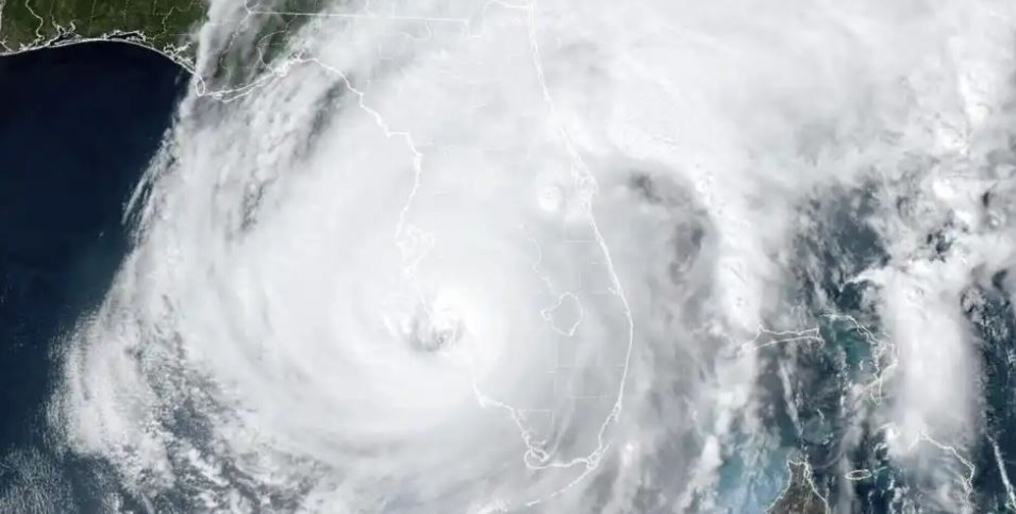 Visual representation of Hurricane Ian over Florida.
(Courtesy graphic Associated Press)