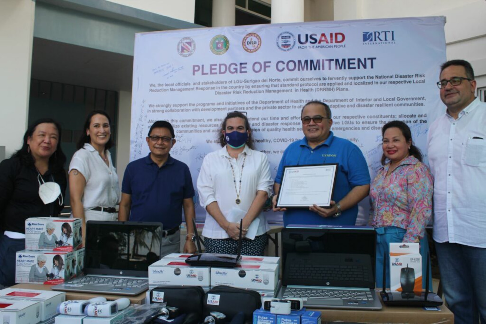 U.S. Continues Support for Pandemic Response, Disaster Recovery in Surigao Del Norte
