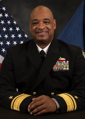 Studio portrait of RADM Larry Watkins, Deputy Commander, U.S. 3rd Fleet.