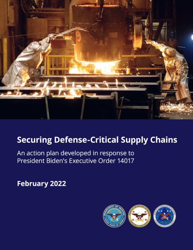 Image of a report cover with photo of people working in protective gear with flaming material.
