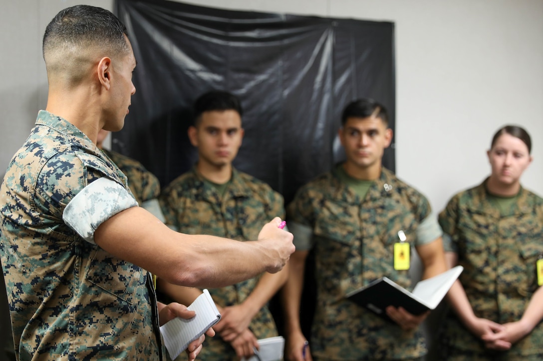 U.S. Marines with Combat Logistics Regiment 3, 3rd Marine Logistics Group, conduct planning during Exercise Maltese Dragon, at Marine Corps Air Ground Combat Center, Twentynine Palms, California, Aug. 15, 2022. Exercise Maltese Dragon is a training exercise, hosted by Marine Corps Logistics Operation Group, where logistics staffs train in an exercise-controlled environment undergoing different Combat Operations Center simulated stressors used to train and educate well-rounded Marine Air Ground-Task Force logisticians. 3rd MLG, based out of Okinawa, Japan, is a forward-deployed combat unit that serves as III Marine Expeditionary Force’s comprehensive logistics and combat service support backbone for operations throughout the Indo-Pacific area of responsibility.