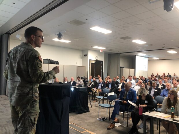 U.S. Army Corps of Engineers (USACE) Galveston District Commander Col. Rhett A. Blackmon welcomes guests and non-federal sponsors to the Fall 2022 Stakeholder Partnering Forum (SPF), October 6, 2022.

The forum helps the Galveston District identify opportunities to better support stakeholder commitments and emerging interests for Planning Studies, Preconstruction, Engineering and Design, Construction, Operations and Maintenance. It also serves as an opportunity for non-federal sponsors, customers, and agency partners from along the Texas coast to network and exchange ideas on ways the Galveston District can improve value delivery to the nation across its civil works projects and regulatory business lines.