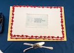 The National Cryptologic Museum celebrated the ribbon cutting ceremony on October 7, 2022 with a cake.