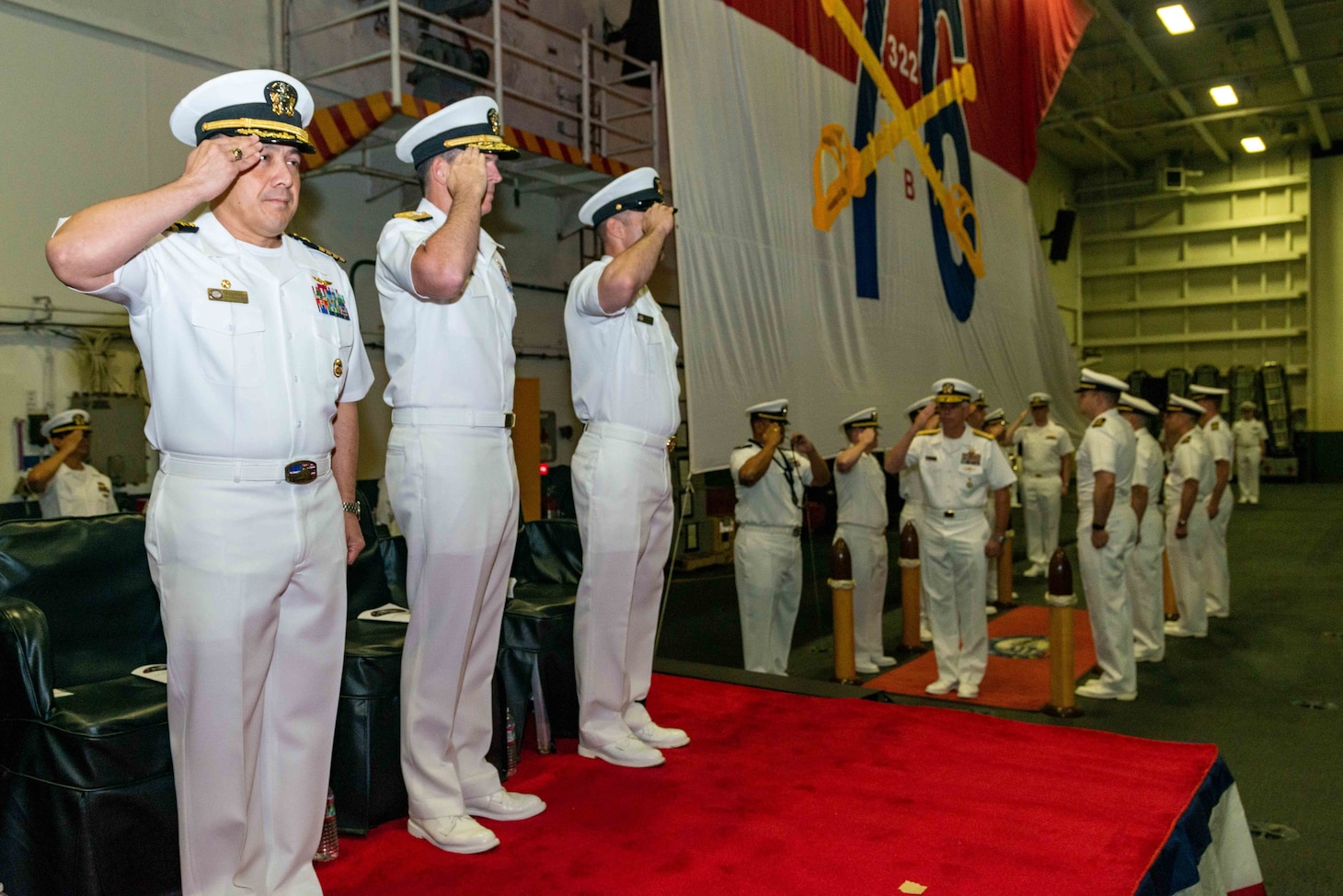 USS Ronald Reagan conducts Change of Command at Sea > Commander