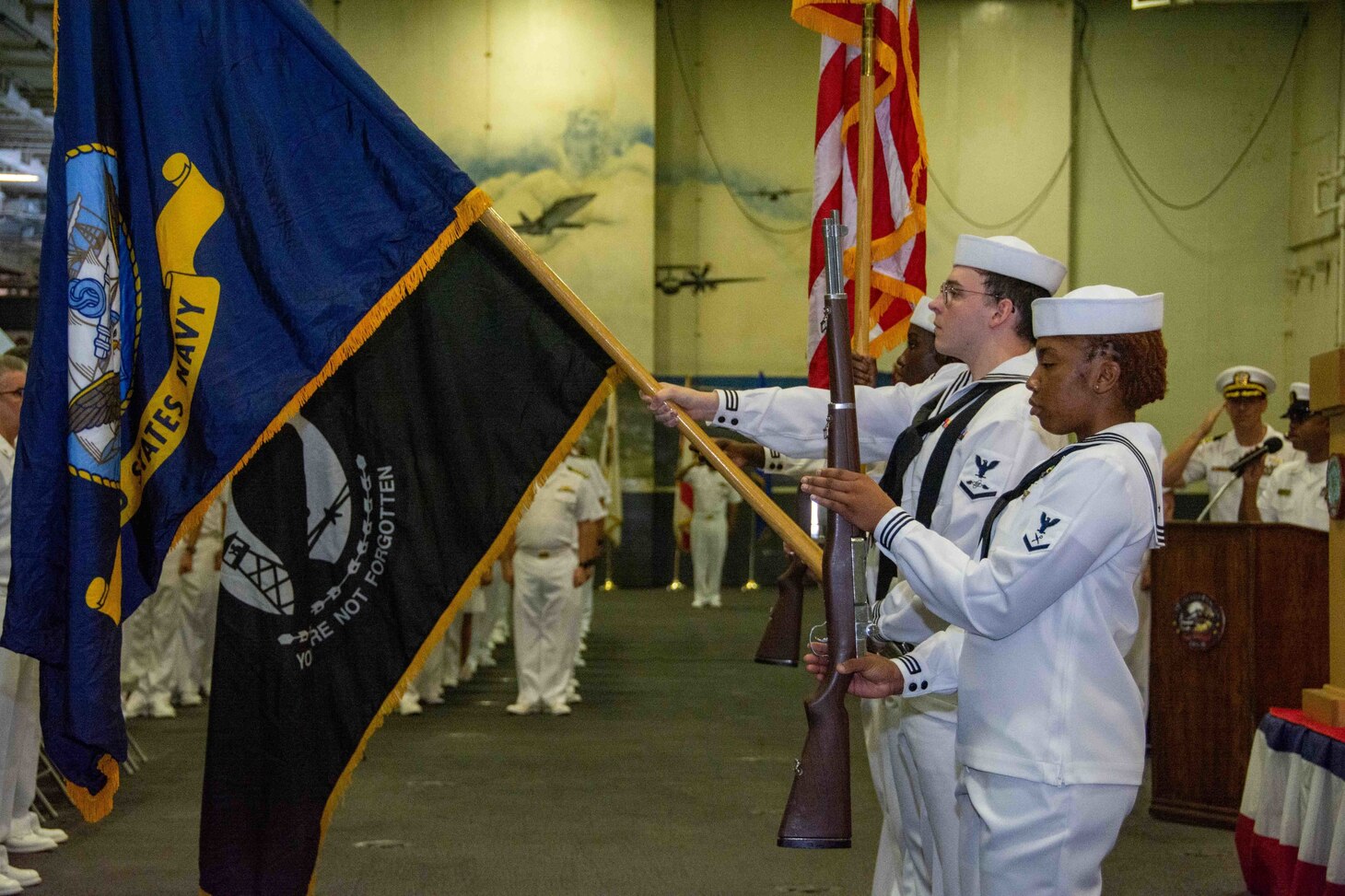 USS Ronald Reagan conducts Change of Command at Sea > Commander