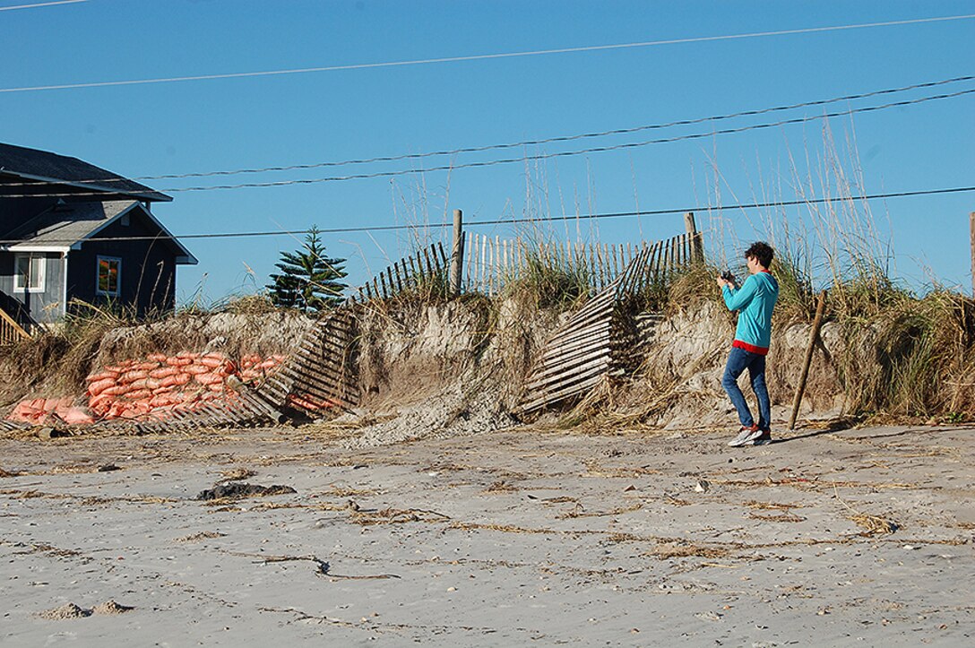 USACE Jacksonville dispatched seven inspection teams around the state Oct. 2 to conduct preliminary coastal damage assessments at the sites of federal coastal storm risk management projects. (USACE photo by David Ruderman)