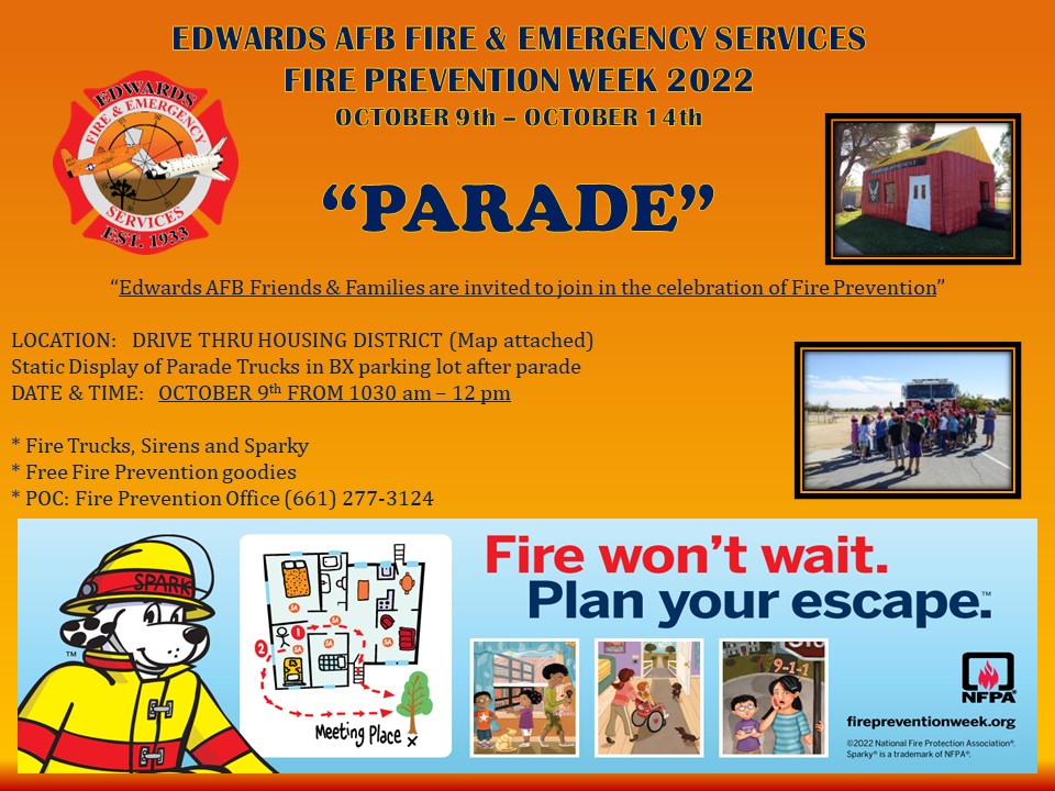 Edwards AFB Fire and Emergency Services teams up with National Fire