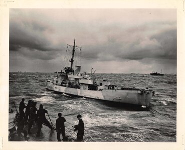 1943 CGC Duane Escorts A Convoy