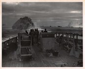 CGC Spencer Drops Depth Charges on U-Boat