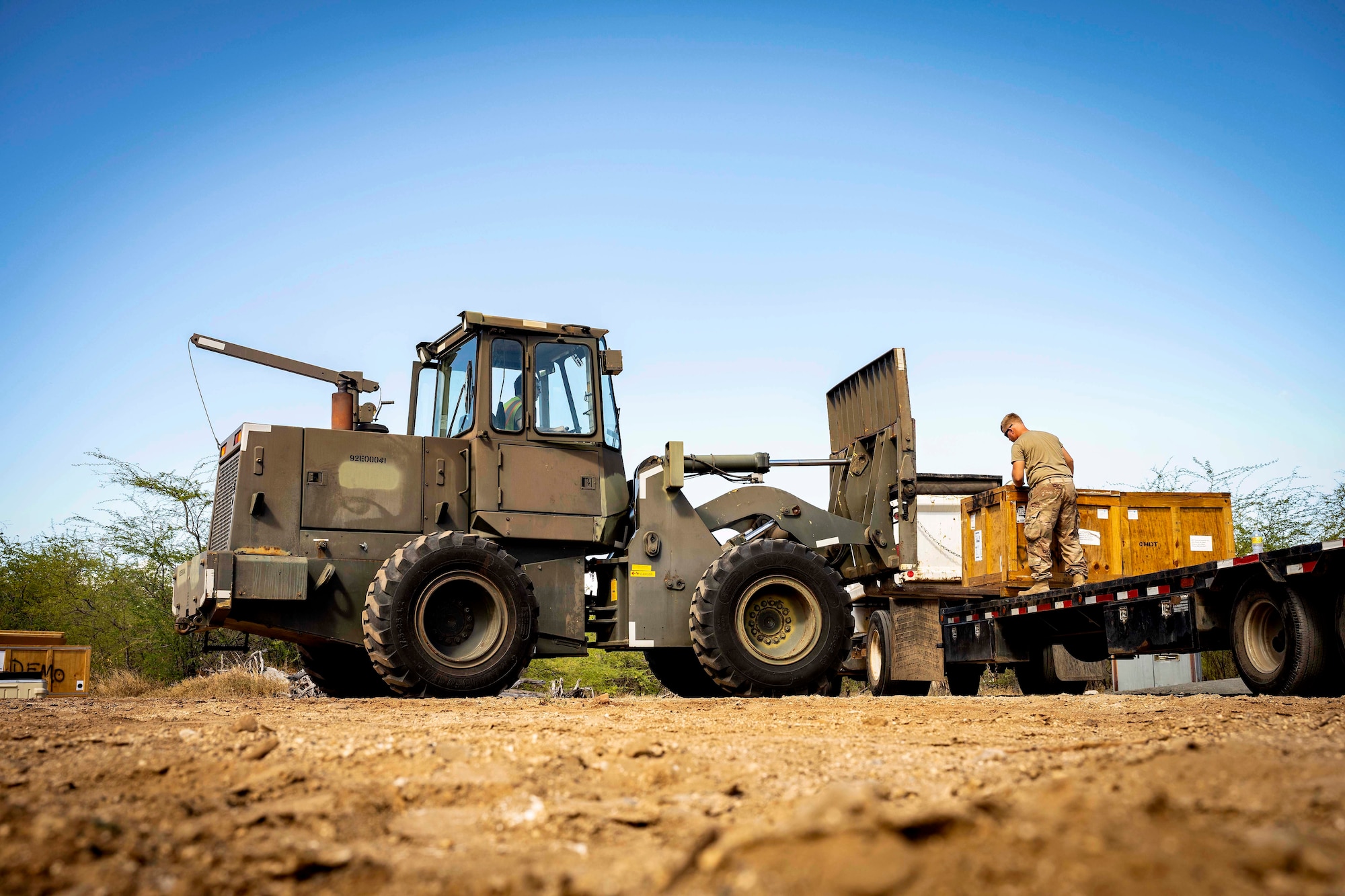 Agencies collaborate to set up capabilities demo during Toxic Pineapple II