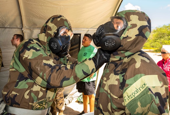 Agencies collaborate to set up capabilities demo during Toxic Pineapple II
