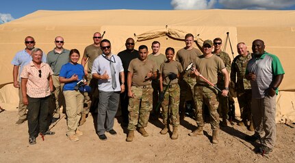 Agencies collaborate to set up capabilities demo during Toxic Pineapple II