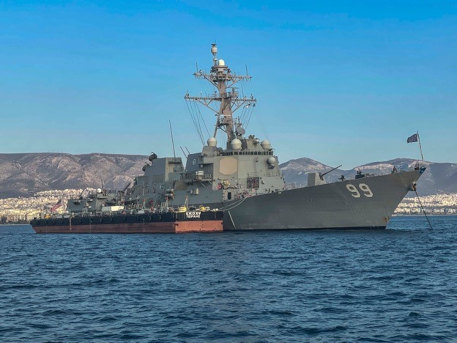 USS Farragut (DDG 99) arrives in Piraeus, Greece > U.S. Naval Forces ...