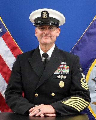 Master Chief Hugh J. Rape, Command Master Chief, Surface Warfare Officers School Command