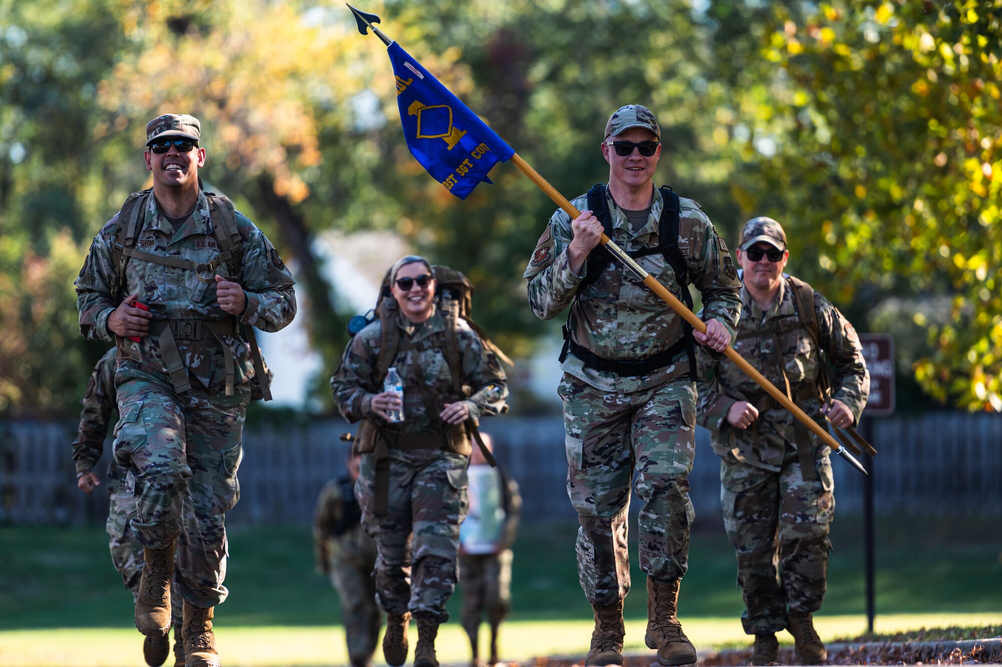 The Joint Base MDL First Sergeant Council led the ruck march initiative to honor Gold Star Families and their loved ones who lost their lives while serving their country.