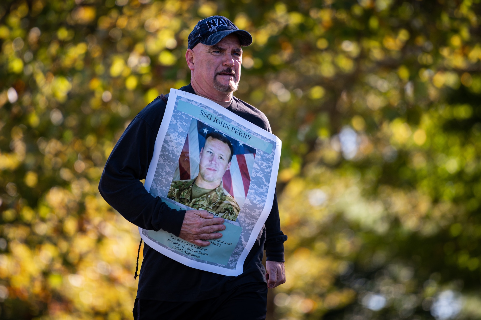 The Joint Base MDL First Sergeant Council led the ruck march initiative to honor Gold Star Families and their loved ones who lost their lives while serving their country.