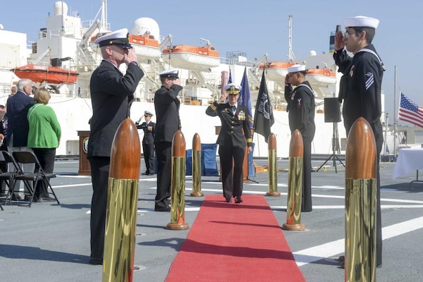 USS Savannah (LCS 28) Gold Crew Holds Assumption of Command Ceremony