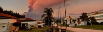 210216-N-NO291-1001 NAVAL AIR STATION SIGONELLA, Italy (Feb. 16, 2021)—An ash plume from a Mount Etna eruption as seen from Naval Air Station (NAS) Sigonella, Feb. 16, 2021. NAS Sigonella’s strategic location enables U.S., allied, and partner nation forces to deploy and respond as required, ensuring security and stability in Europe, Africa and Central Command. (U.S. Navy photo by Capt. Kevin “Kepper” Pickard, Jr.) Cropped version of VIRIN 210216-N-NO291-1001