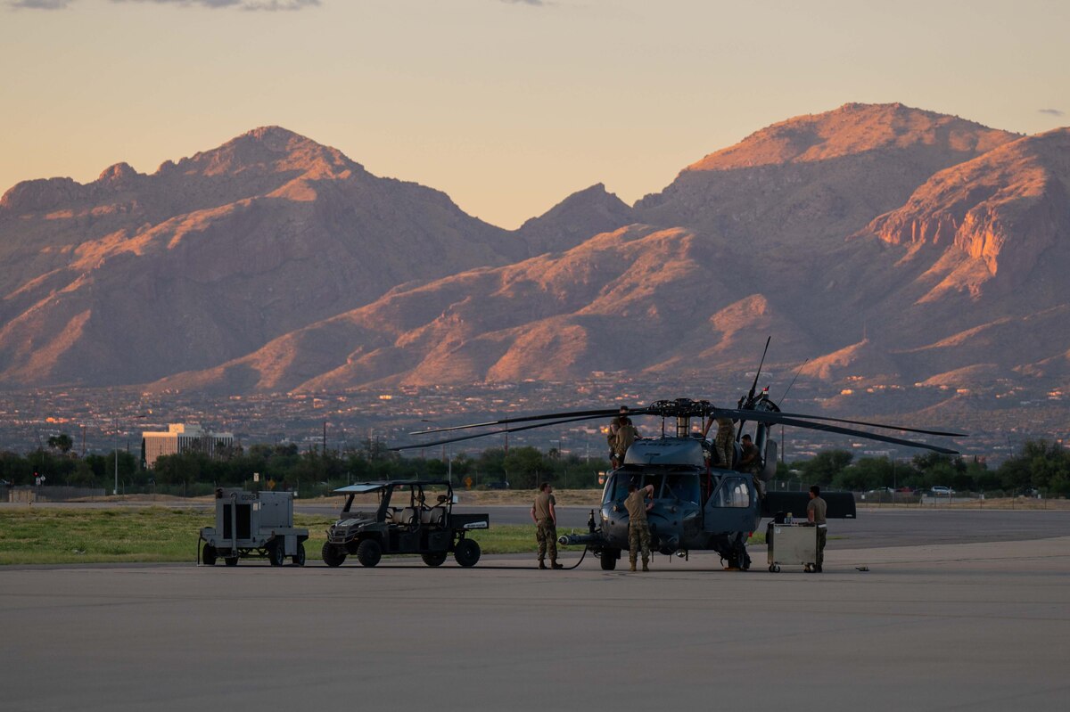 A photo of a helicopter