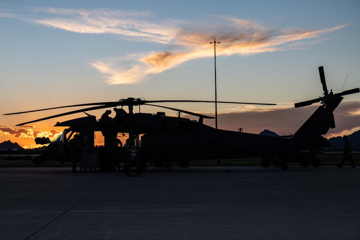 A photo of a helicopter