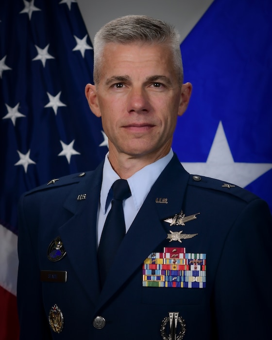 This is the official portrait of Brig. Gen. Stephen E. Slade.