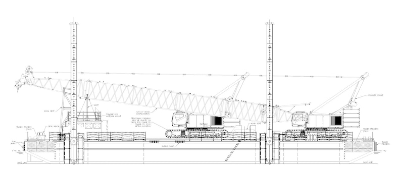 The U.S. Army Corps of Engineers, Detroit District in concert with the Philadelphia District and the Marine Design Center awards a contract to Southwest Shipyard LP of Houston, Texas in the amount of $11.4 million for a new crane barge on the St. Marys River.