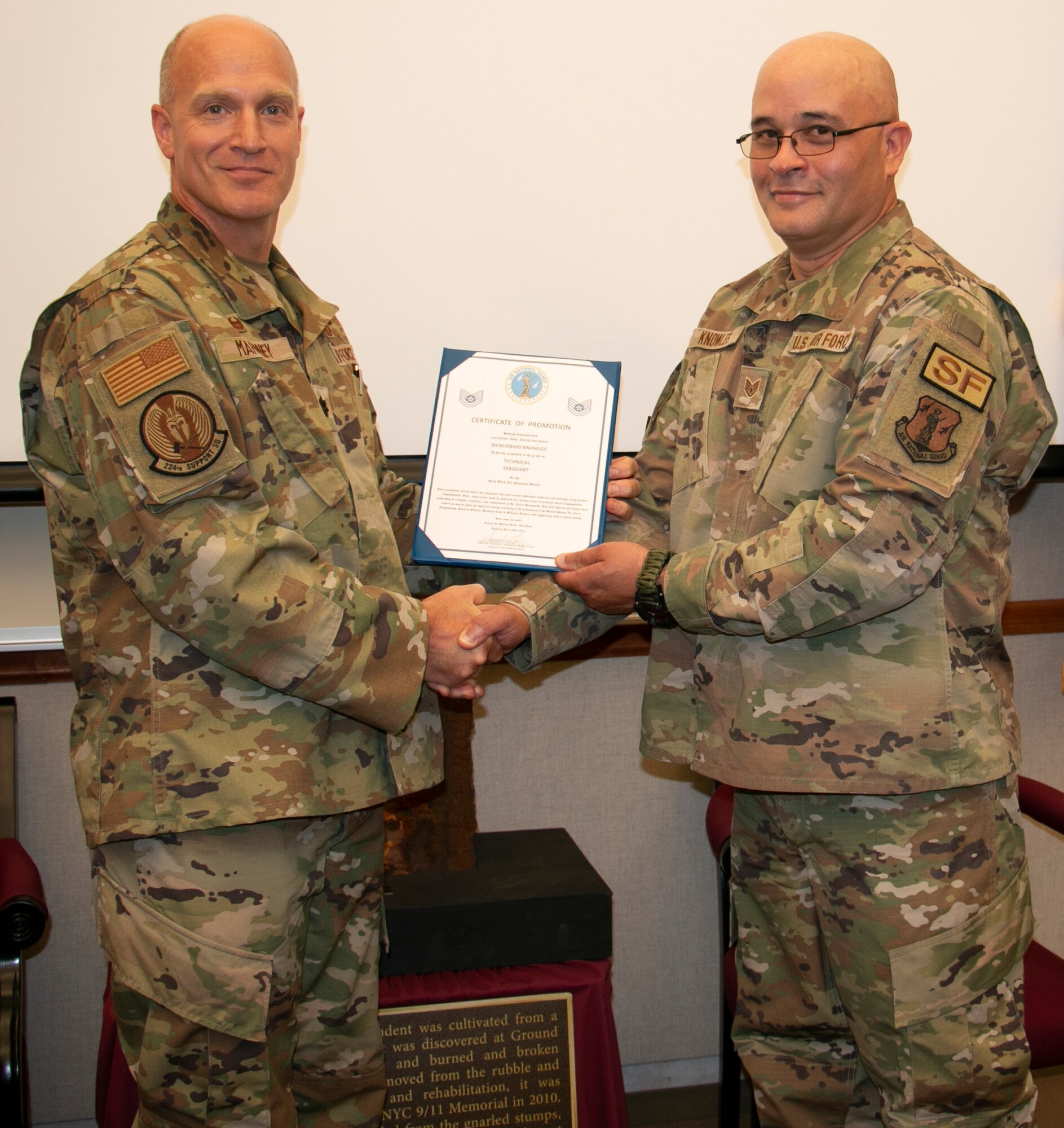 Knowles promoted to technical sergeant