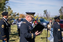 The Utah National Guard Honor Guard conducts Funeral Honors for the surviving family of U.S. Army Air Corps Sgt. Elvin L. Phillips, an Airman who was killed 79 years ago during World War II. Family from several states, friends, first responders, and service members gathered to render respect during the funeral at Utah Veterans Cemetery & Memorial Park in Bluffdale, Utah, Oct. 11, 2022. (U.S. Army National Guard Photo by Staff Sgt. Jordan Hack)