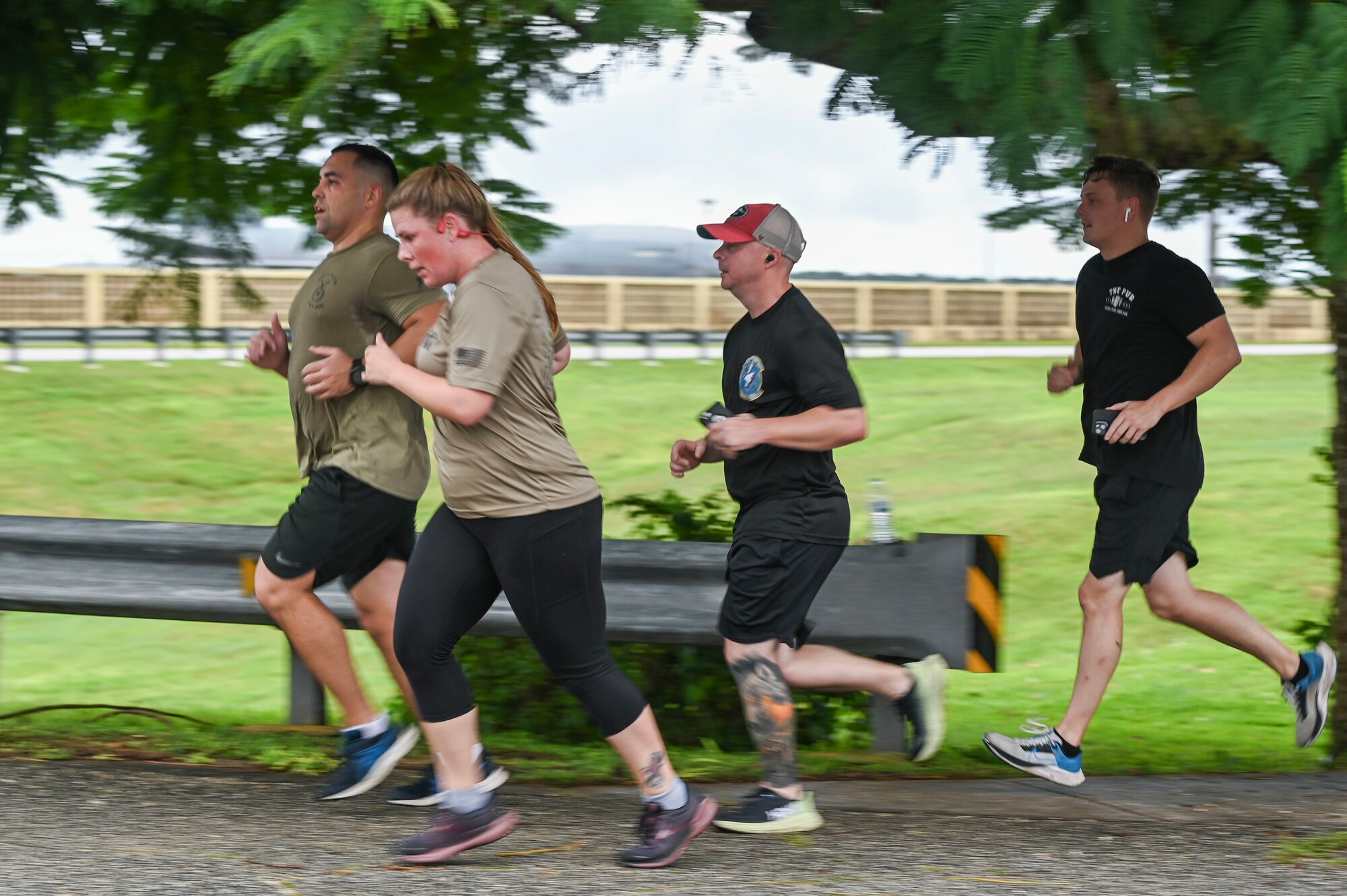 Airmen running