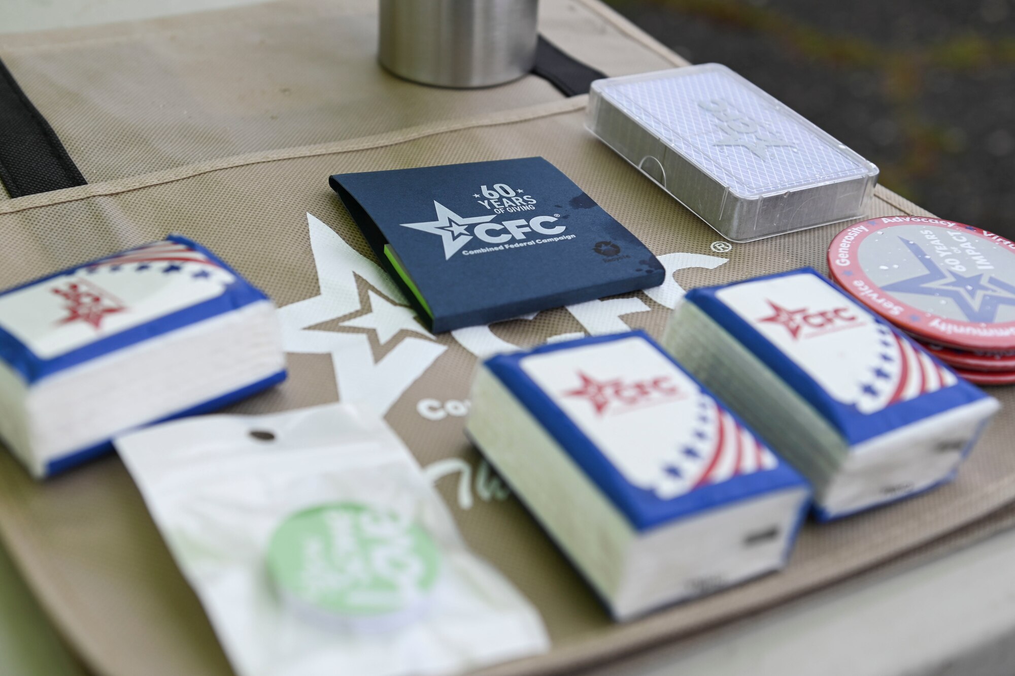 CFC products sitting on a table