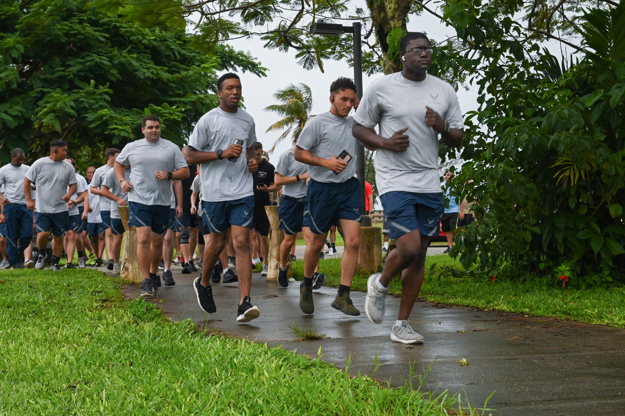Airmen running