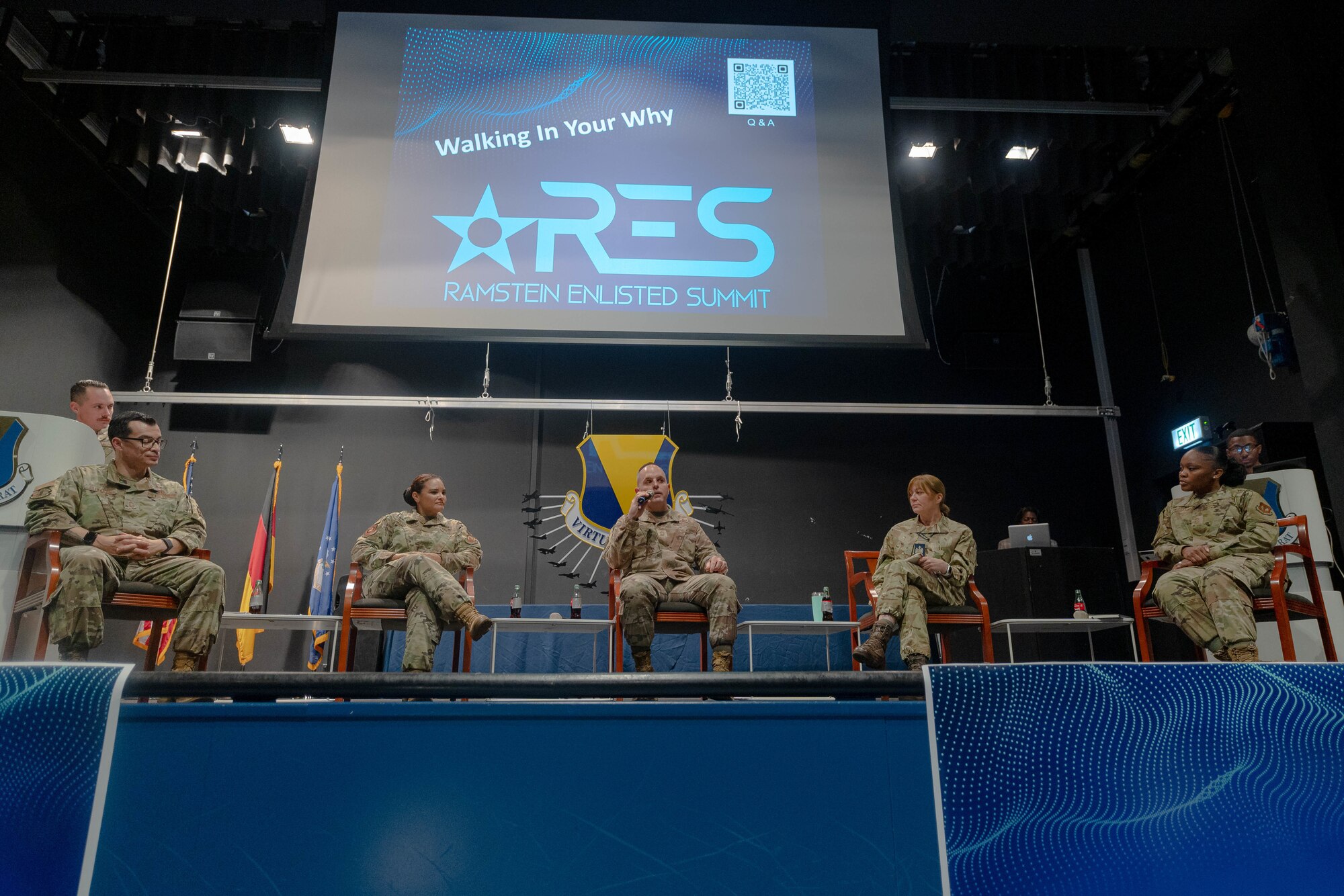 Airmen speak to the KMC community