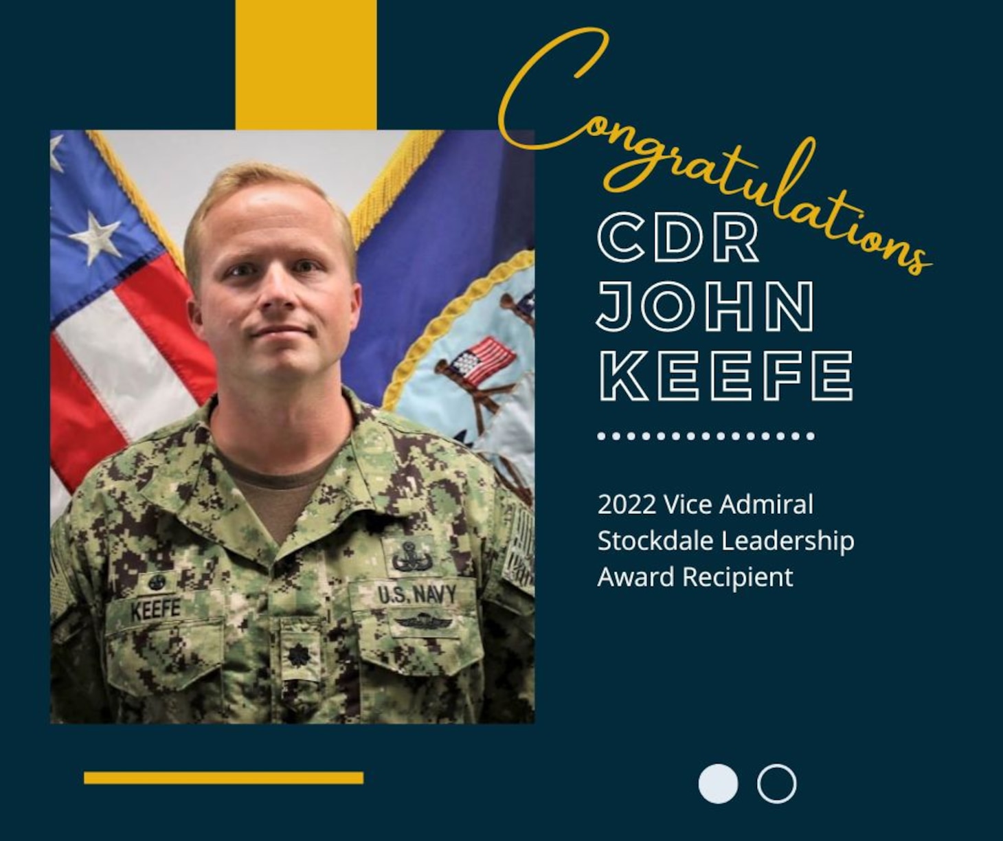 2022 Stockdale Leadership Award Recipients Announced > United States