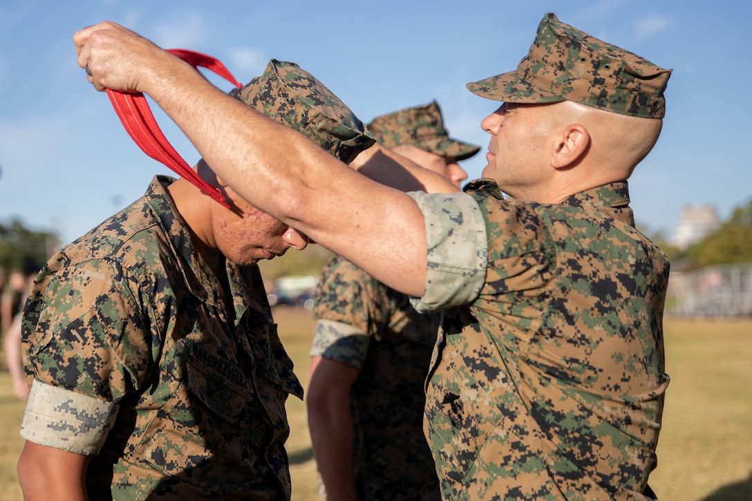 Promotion and Awards Ceremony at Marine Corps Support Facility New Orleans
