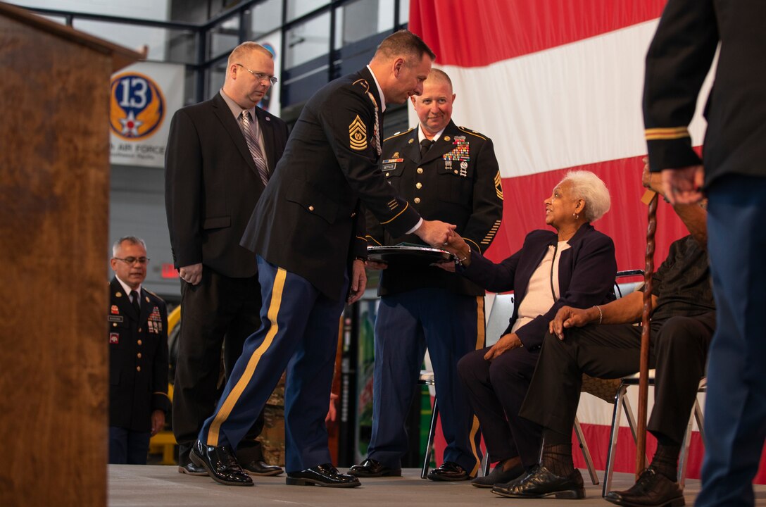 Spc. Tarik Seaberry remembered in posthumous award ceremony