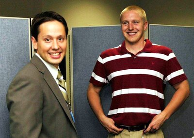 Two men posing for a photo.