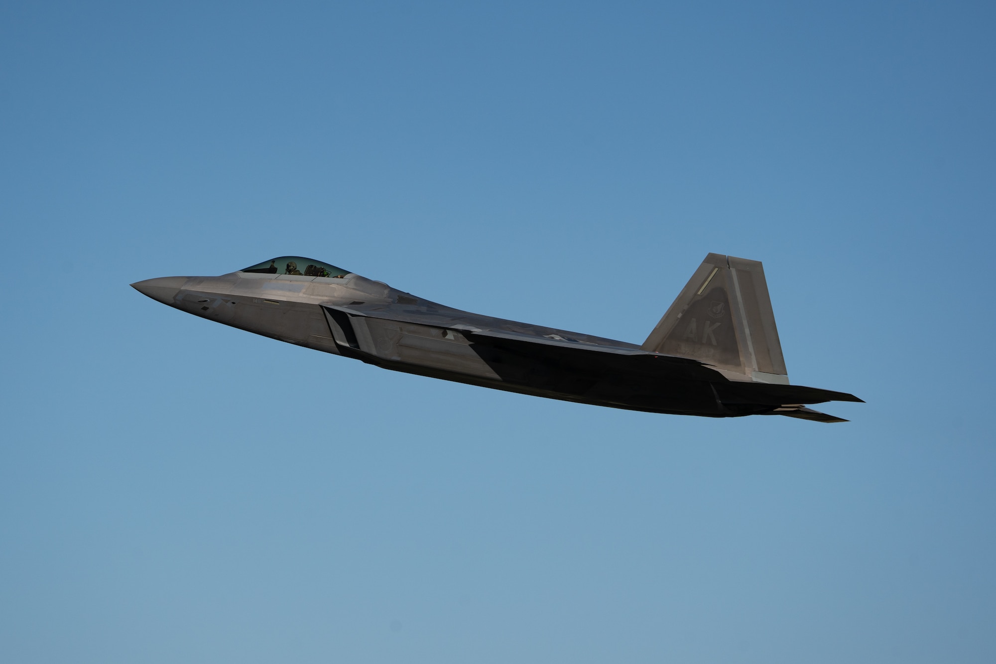 F-22 Raptor in sky