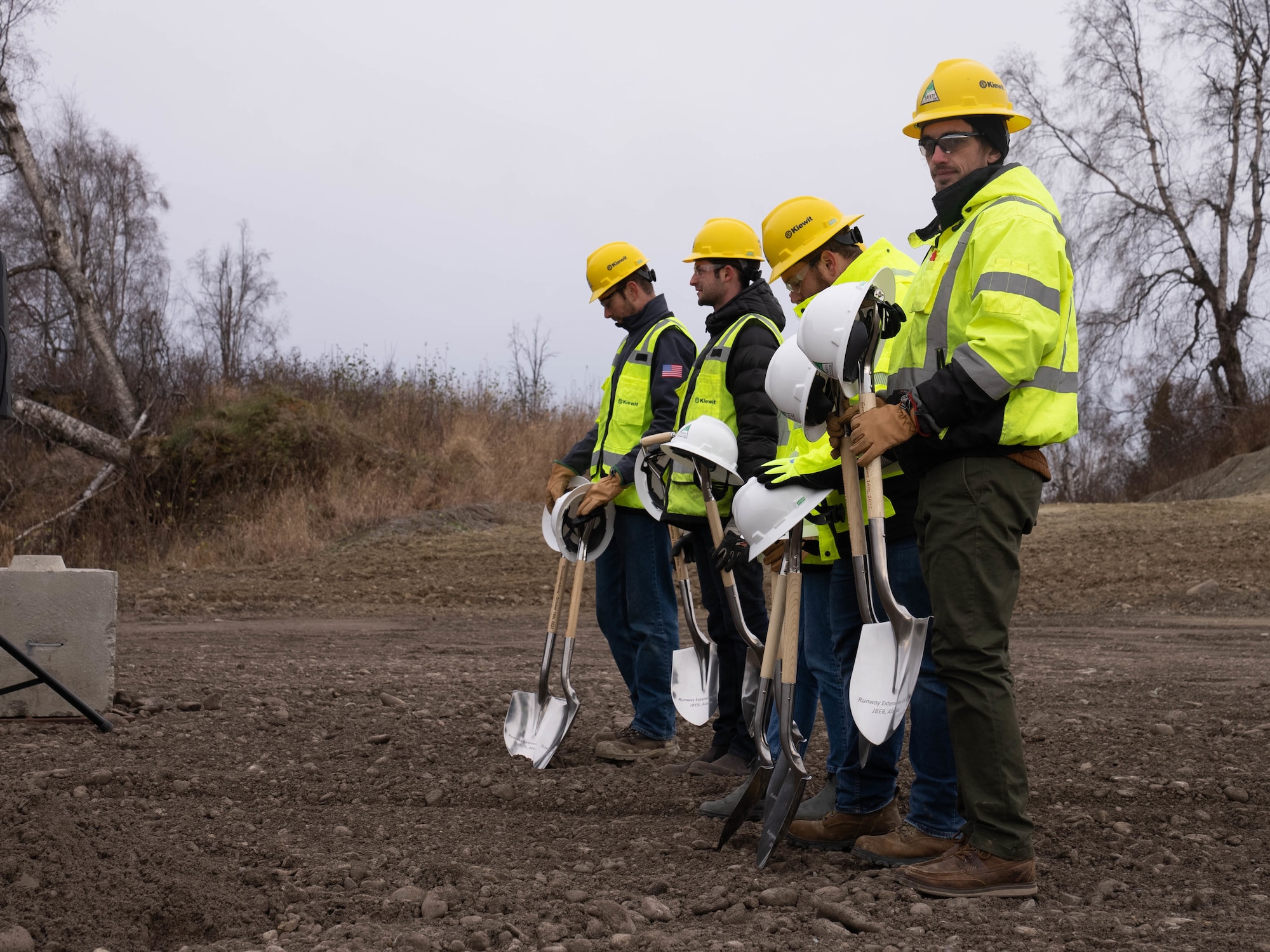 Engineers with Kiewit Infrastructure