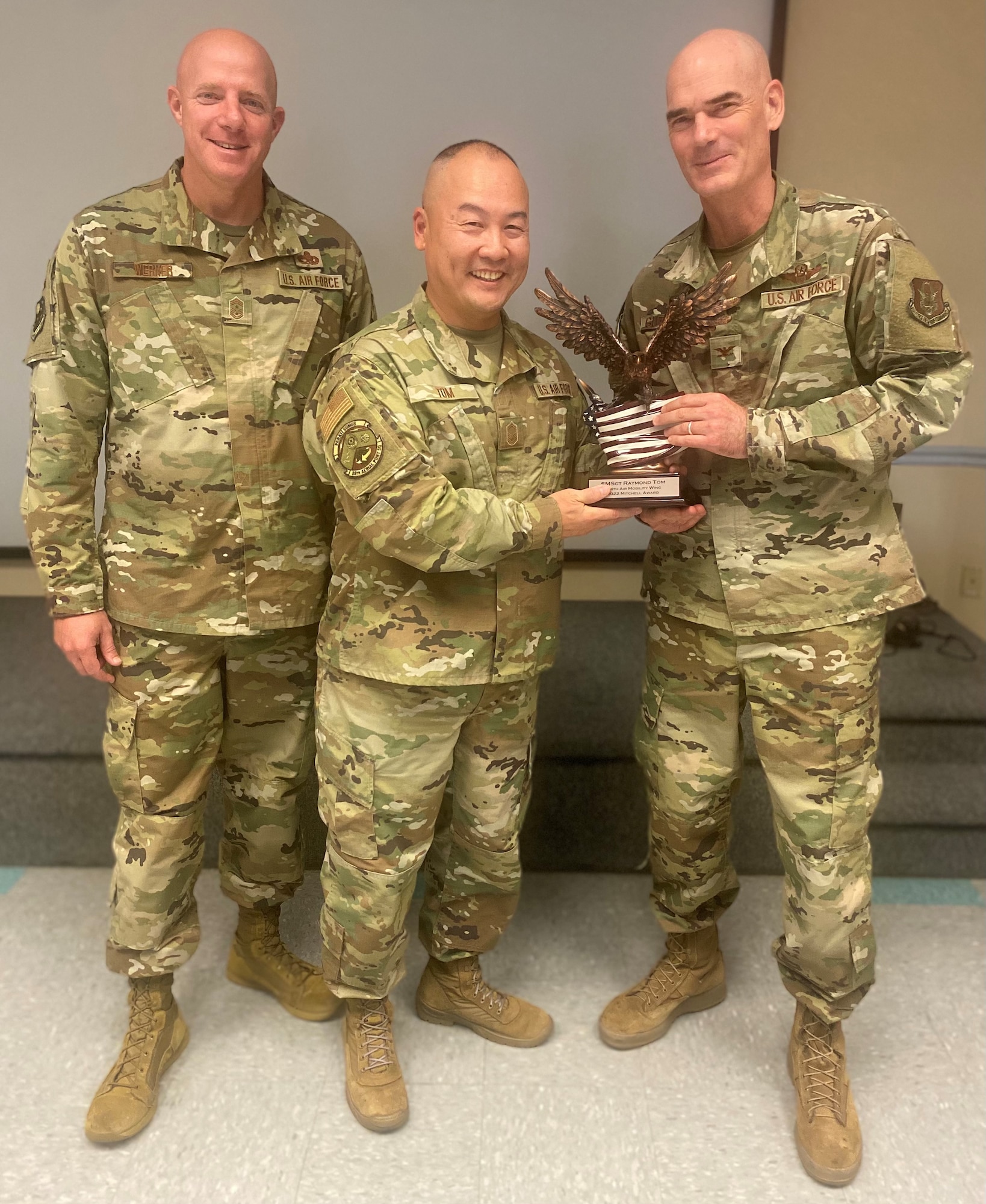 Air Force Reserve Command named Senior Master Sgt. Raymond Tom as the 2021 Mitchell Award.