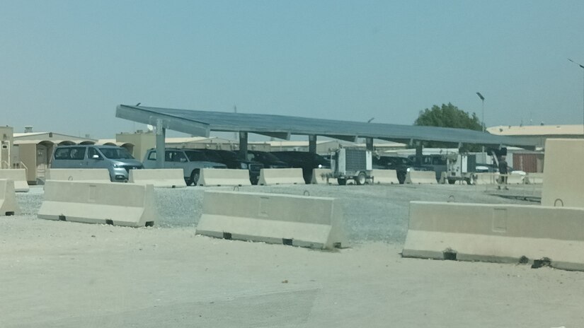 Installed Solar Carport in Kuwait