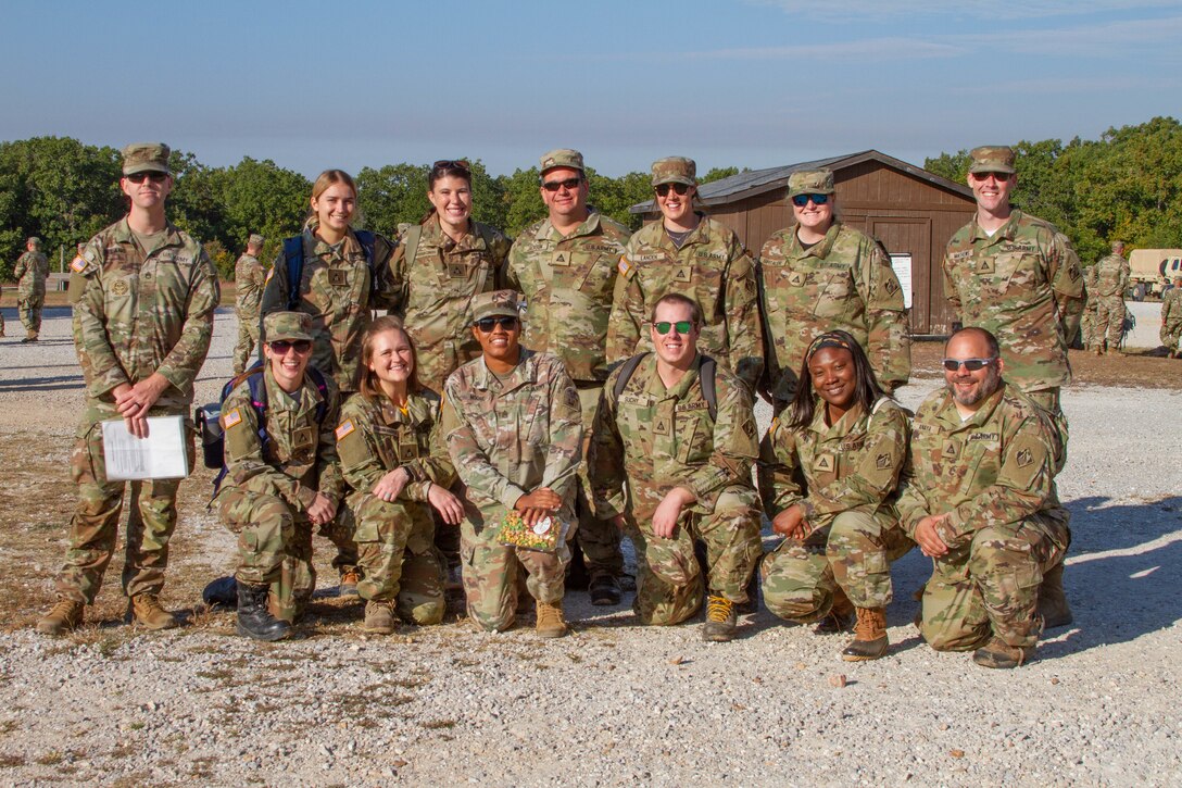 The U.S. Army Corps of Engineers, Kansas City District, Leadership Development Class of 2023 completes their LDP kick-off at Fort Leonard Wood, Missouri, on Oct. 3-6, 2022. The kick-off introduces the class to the Army by having them participate in or observe training that soldiers and officers complete during their time in the Army, and by learning from Army professionals about the different jobs engineers hold while in uniform. | Photo by Reagan Zimmerman, Kansas City District Public Affairs