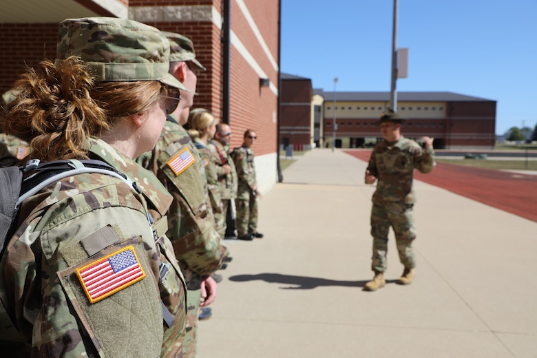 The U.S. Army Corps of Engineers, Kansas City District, Leadership Development Class of 2023 completes their LDP kick-off at Fort Leonard Wood, Missouri, on Oct. 3-6, 2022. The kick-off introduces the class to the Army by having them participate in or observe training that soldiers and officers complete during their time in the Army, and by learning from Army professionals about the different jobs engineers hold while in uniform.