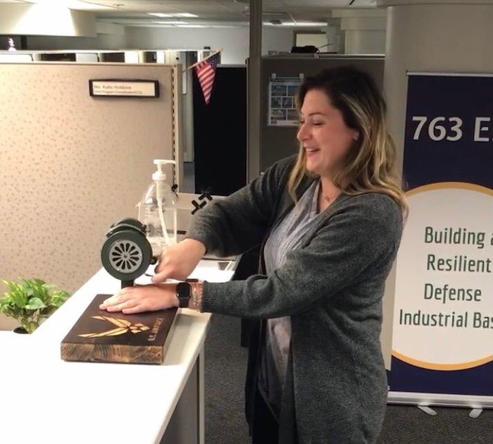 Karlye Keila sounds an alarm after earning a contracting officer warrant